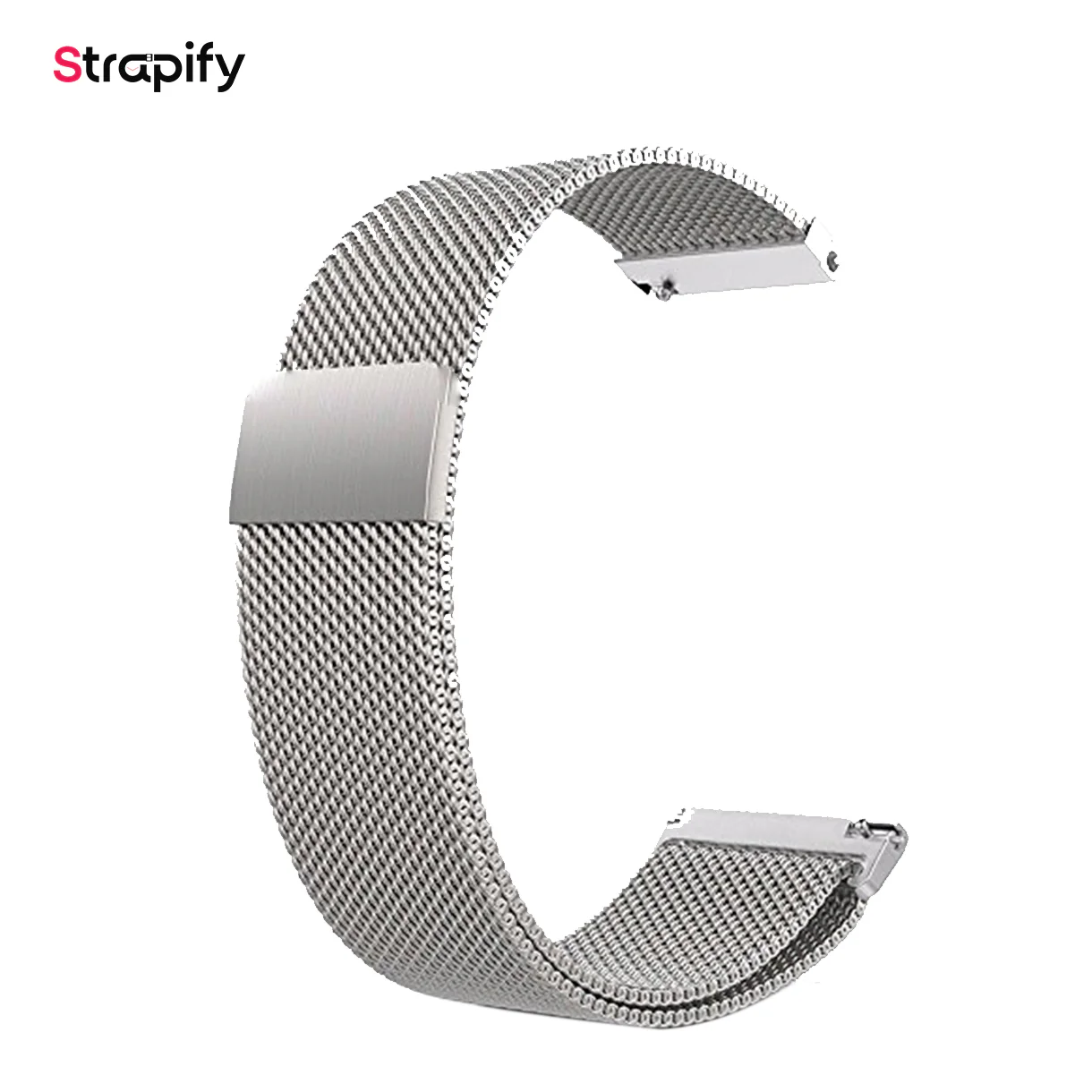 Bracelet acier inoxydable magnétique 18 mm