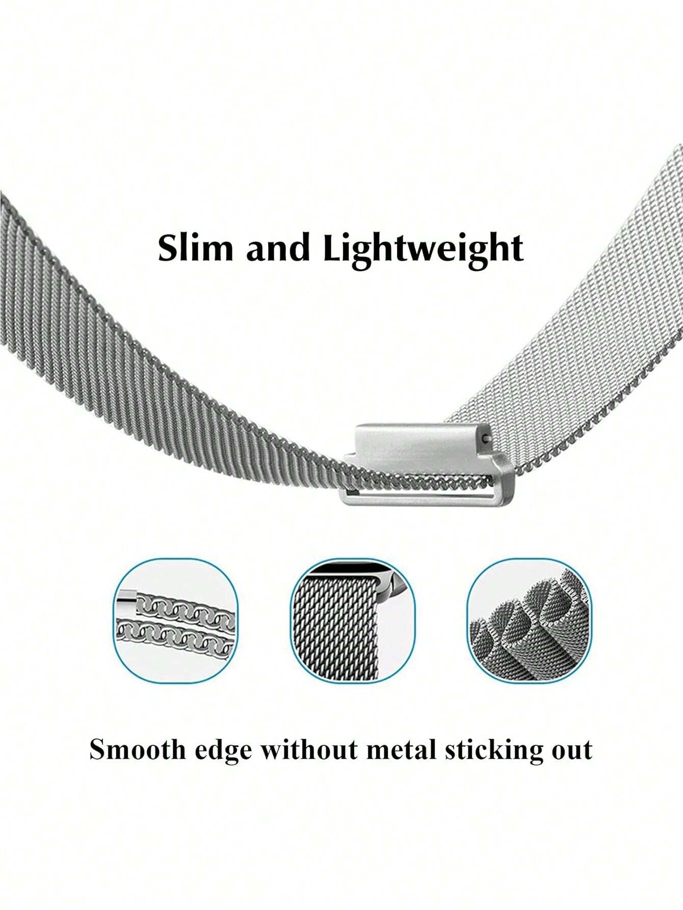 Bracelet acier inoxydable magnétique 18 mm - Image 4