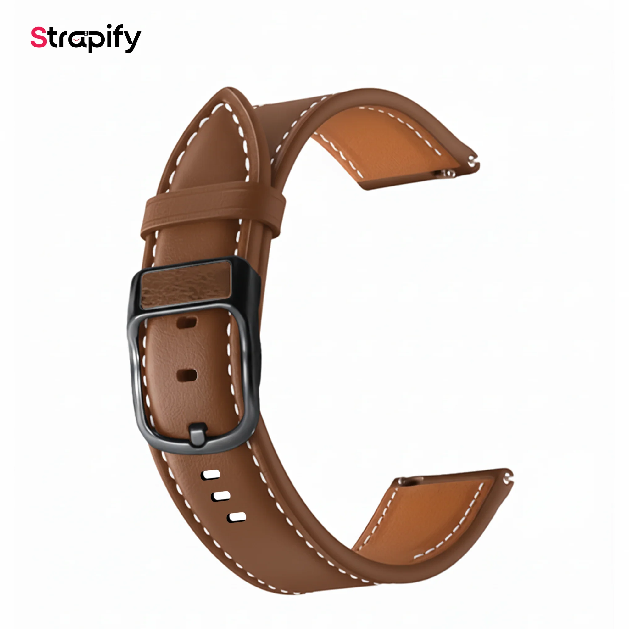 Bracelet cuir authentique 22 mm - Image 2