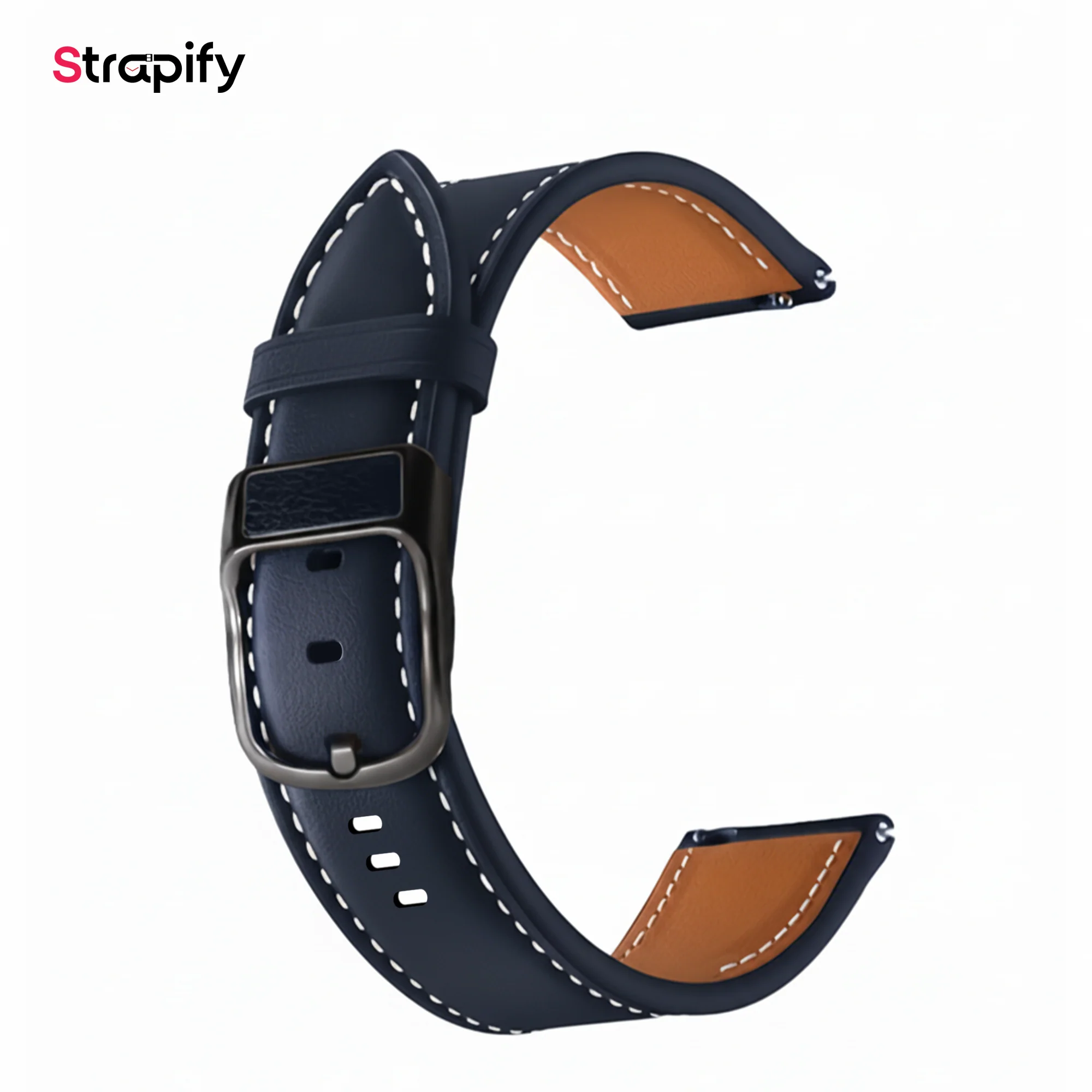 Bracelet cuir authentique 22 mm - Image 4