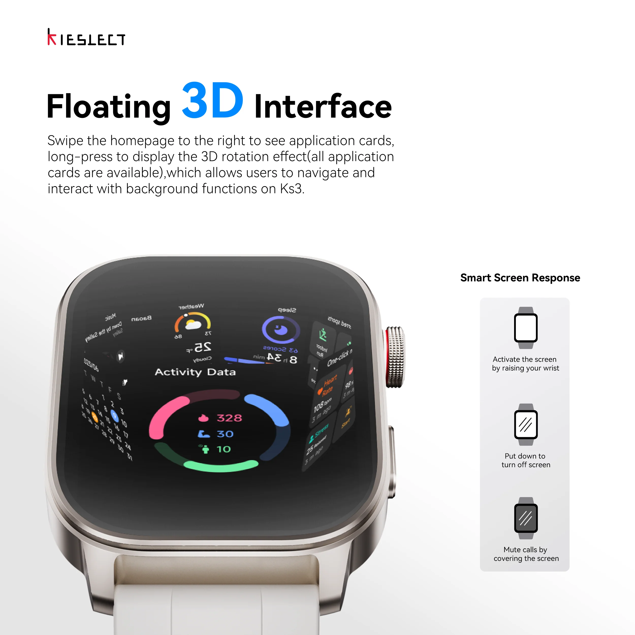 Montre connectée Kieslect KS3 Elite – GPS, étanche 5ATM - Image 7