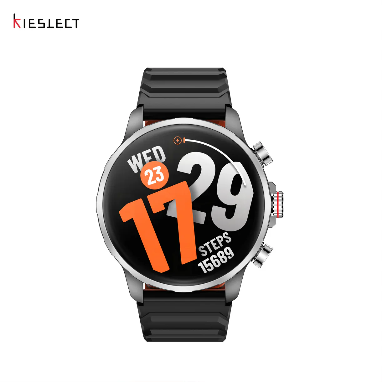 Montre connectée Kieslect KR3 – Noir (+ bracelet marocain offert) - Image 4