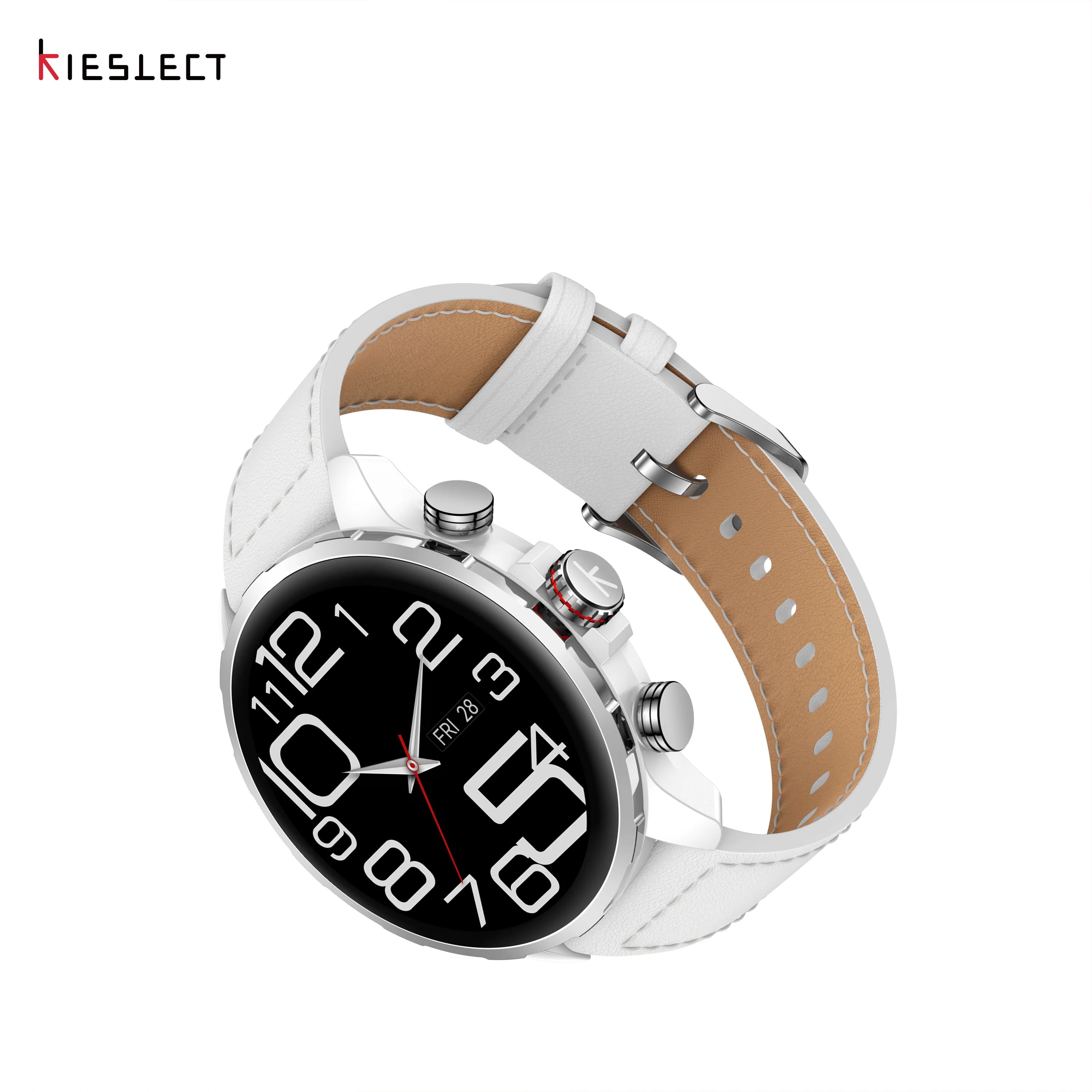 Montre connectée Kieslect KR3 – Blanc (+ bracelet marocain offert) - Image 6
