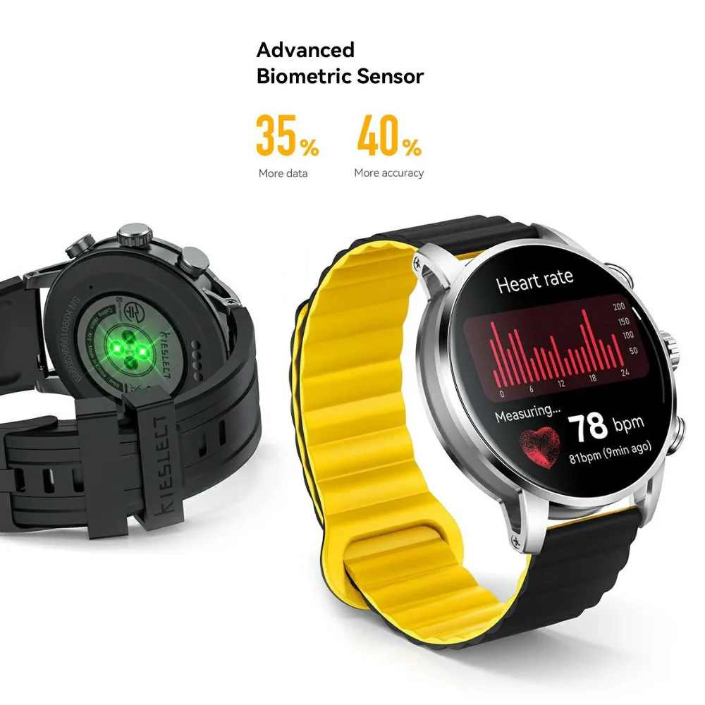 Montre connectée Kieslect KR2 double bracelet (+ bracelet marocain offert) - Image 9