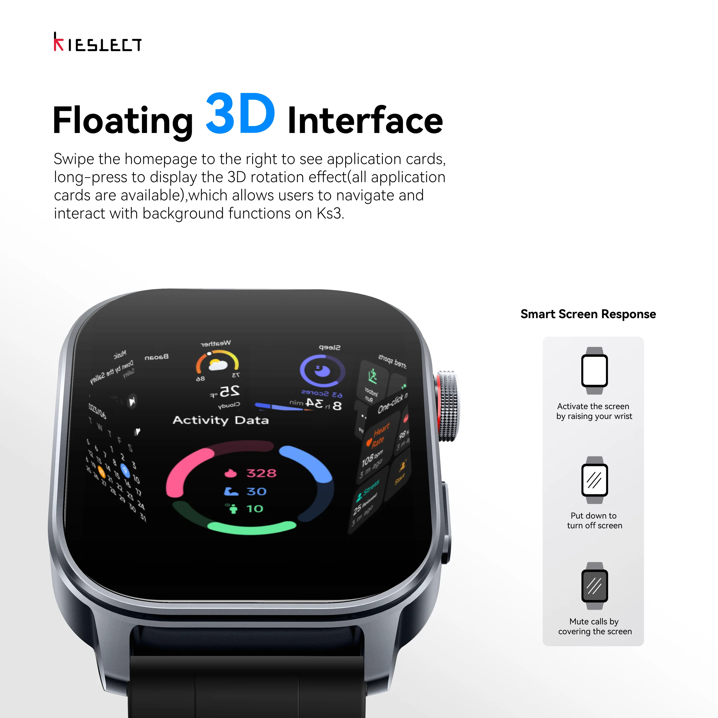Montre connectée Kieslect KS3 – GPS, étanche 5ATM (+ bracelet offert) - Image 10