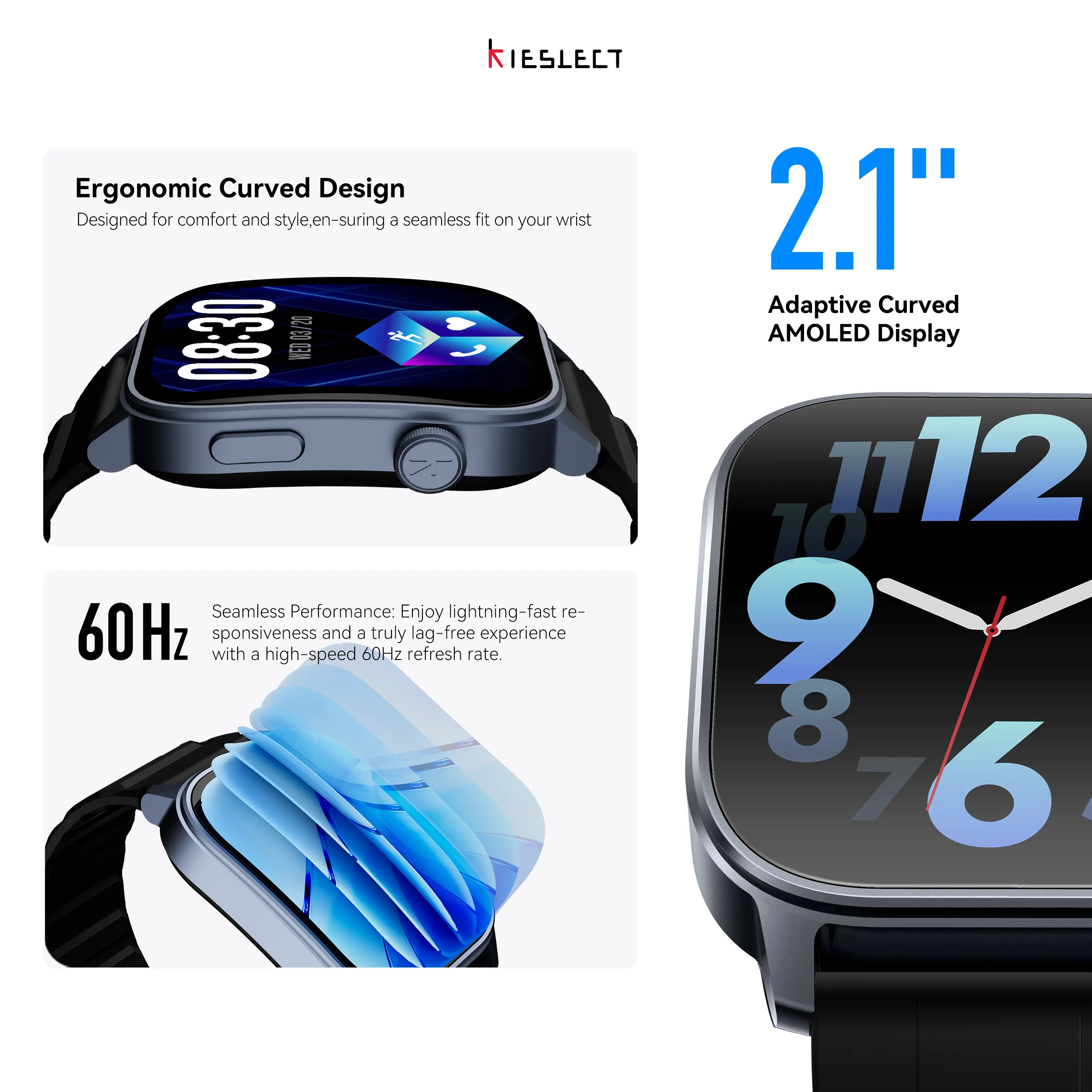 Montre connectée Kieslect KS3 – GPS, étanche 5ATM (+ bracelet offert) - Image 6