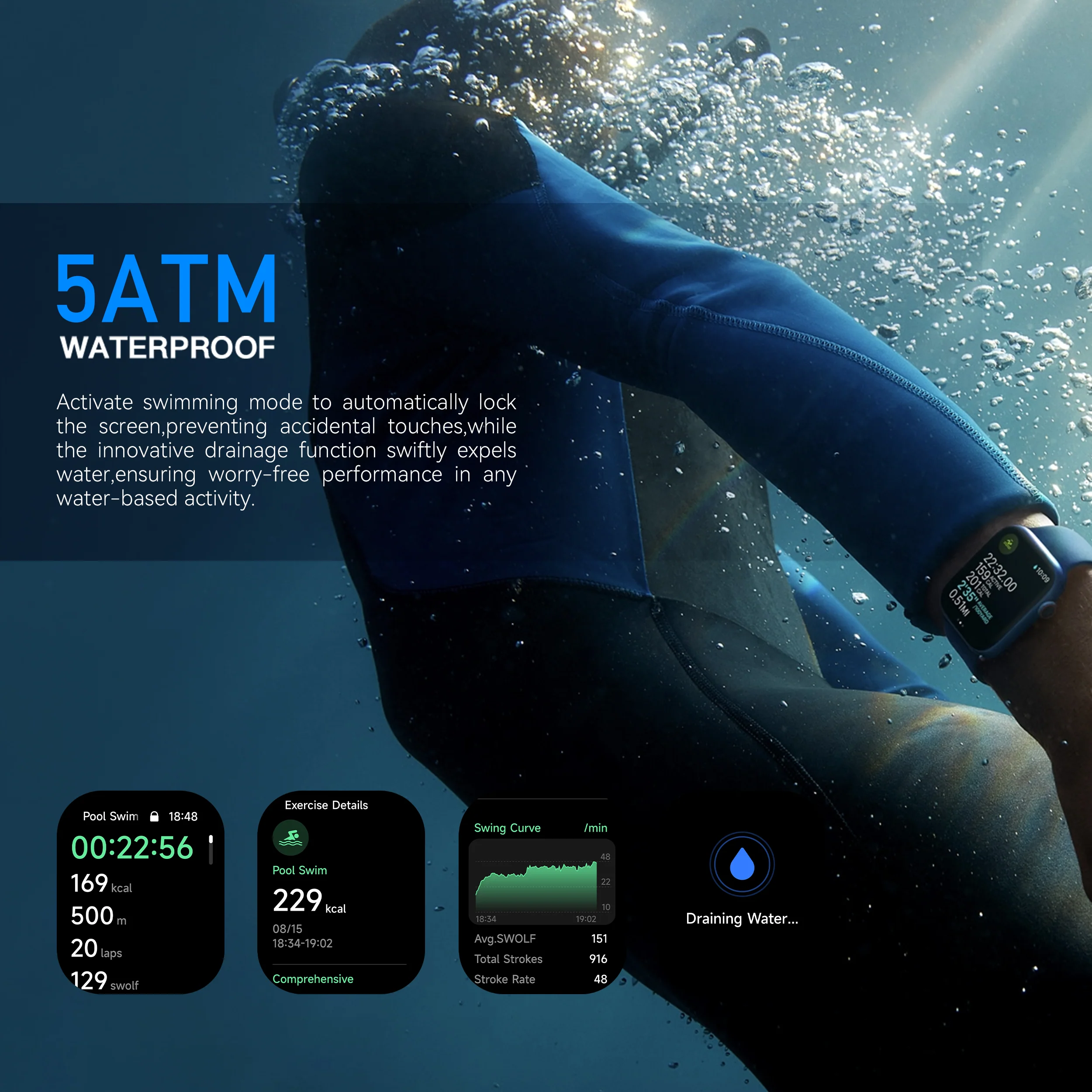 Montre connectée Kieslect KS3 – GPS, étanche 5ATM (+ bracelet offert) - Image 8