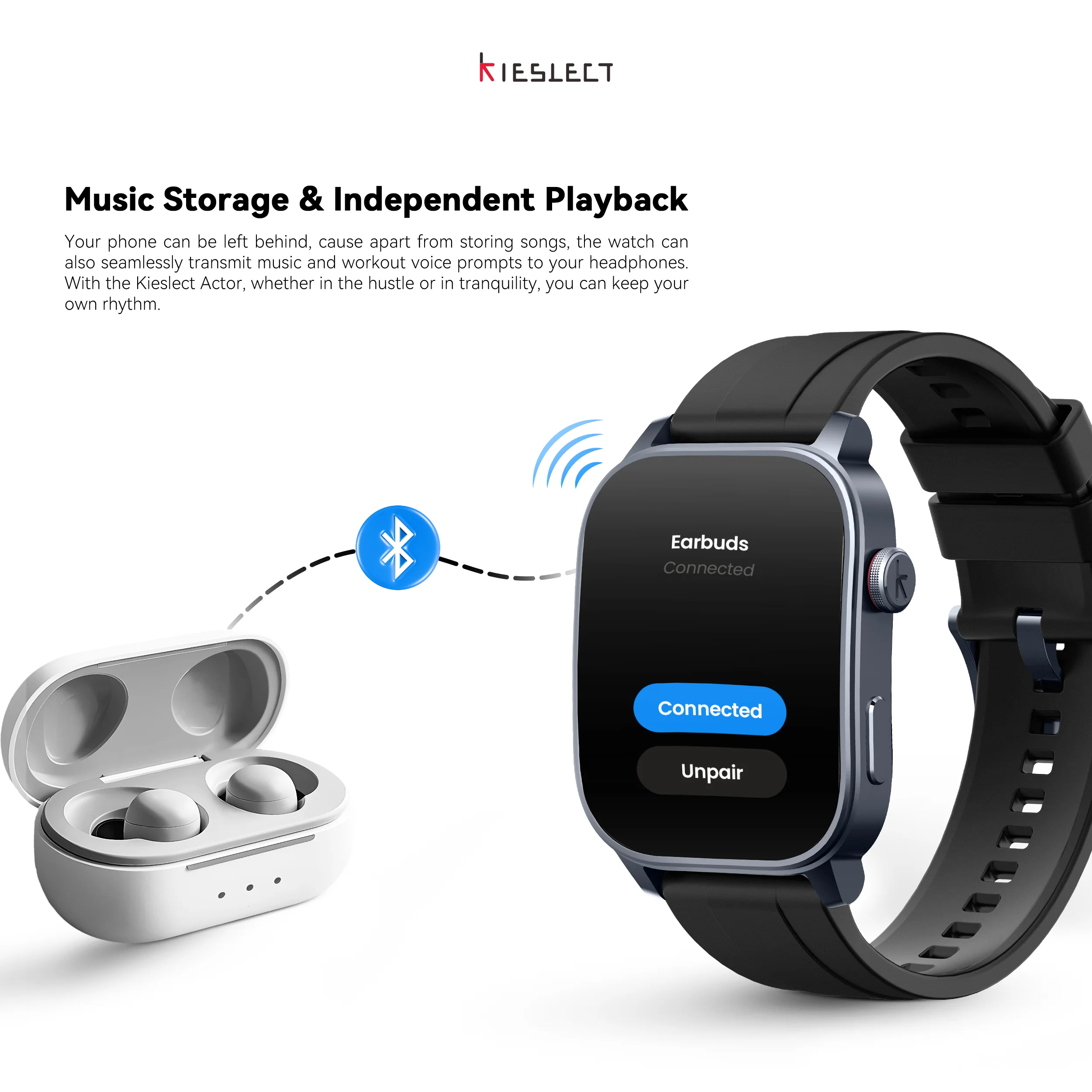Montre connectée Kieslect KS3 – GPS, étanche 5ATM (+ bracelet offert) - Image 9