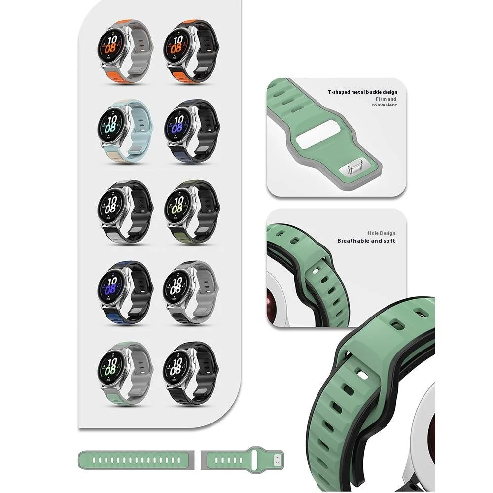Bracelet silicone sport duo 22 mm - Image 9
