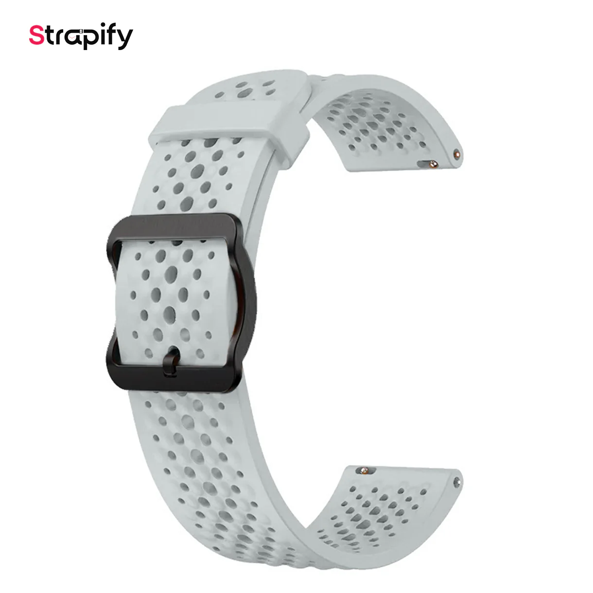 Bracelet silicone sport ventilé 22 mm - Image 3