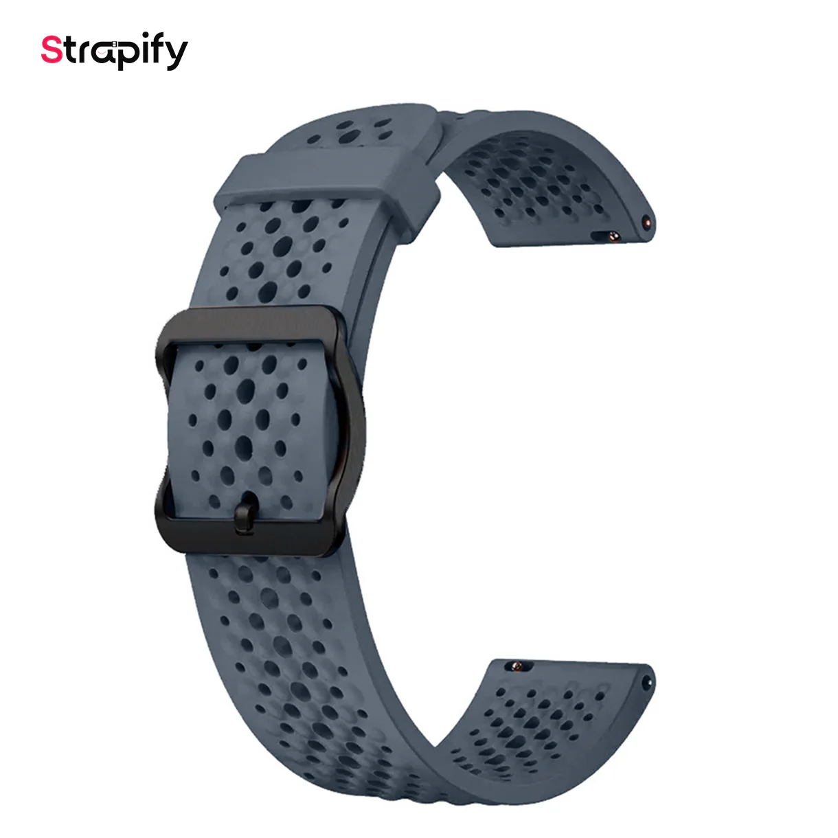 Bracelet silicone sport ventilé 22 mm - Image 4