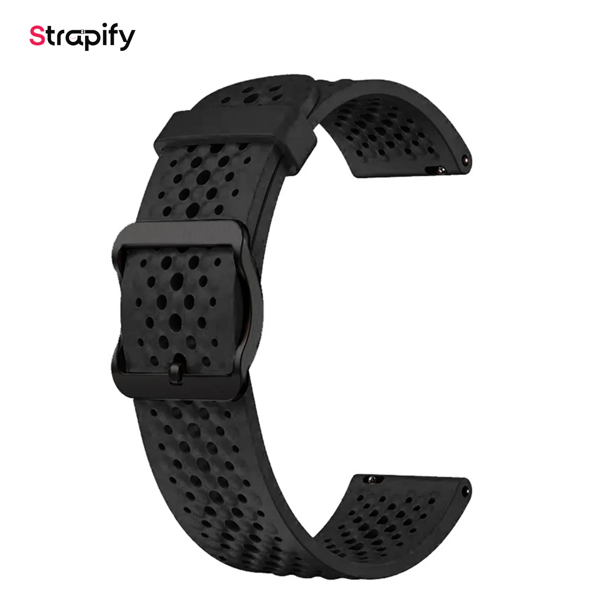 Bracelet silicone sport ventilé 22 mm - Image 5