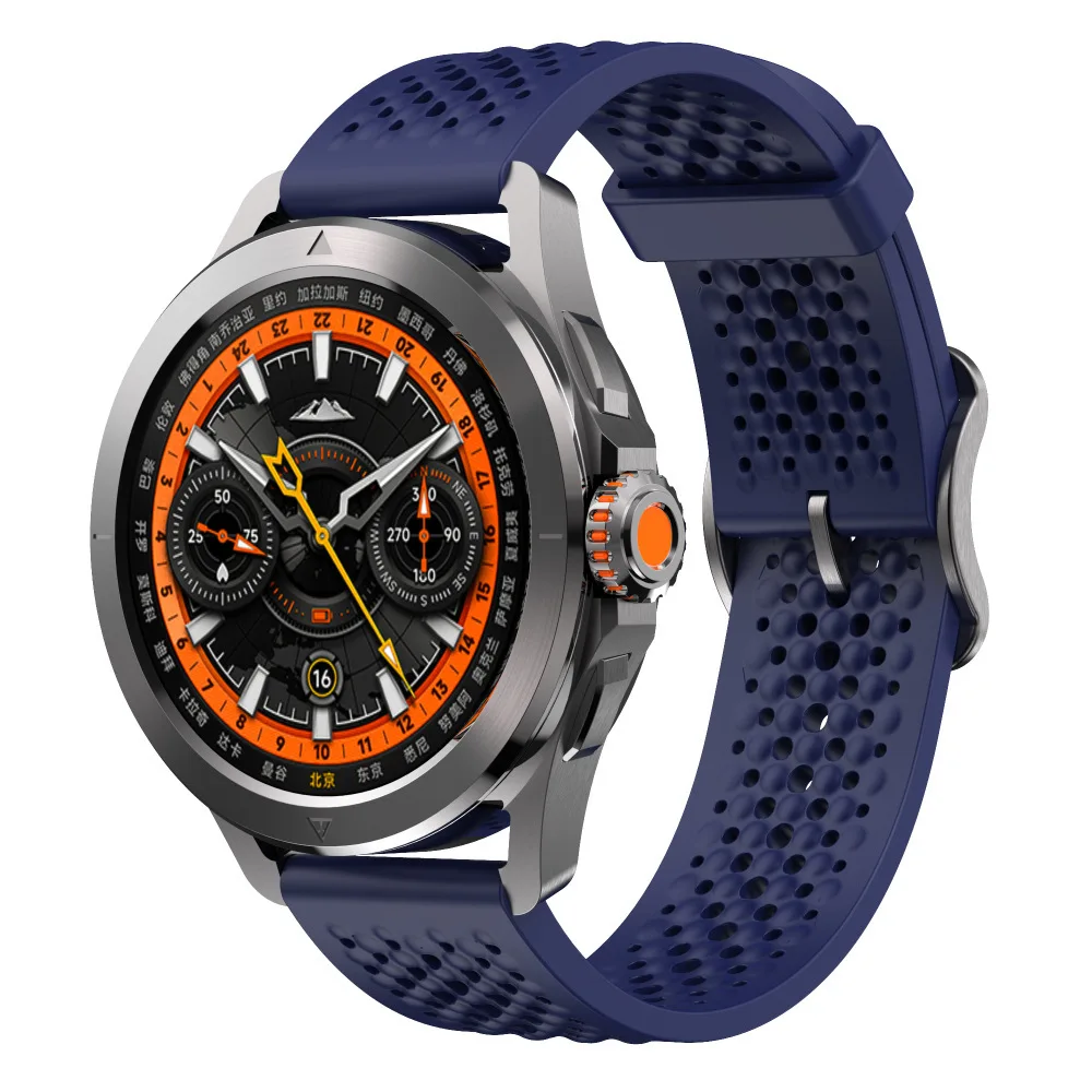 Bracelet silicone sport ventilé 22 mm - Image 8
