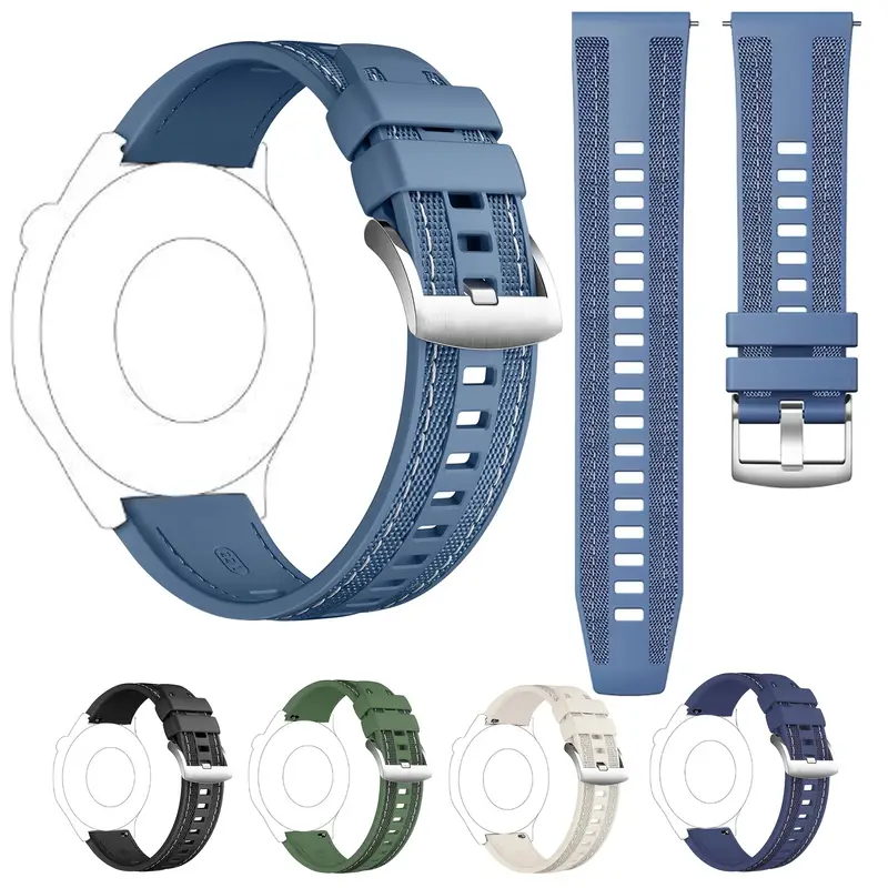 Bracelet nylon-silicone 22 mm - Image 3