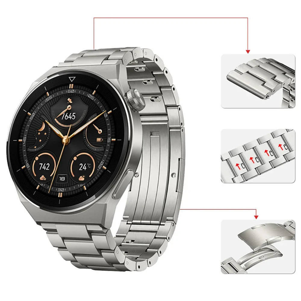 Bracelet titanium classique 22 mm - Image 6